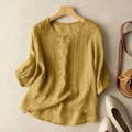 Blusa donna ricamata dalla vestibilità comoda