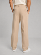 Men’s Pleated Straight-Leg Trousers