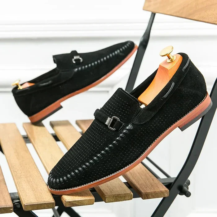 Men's Perforated Slip-On Loafers