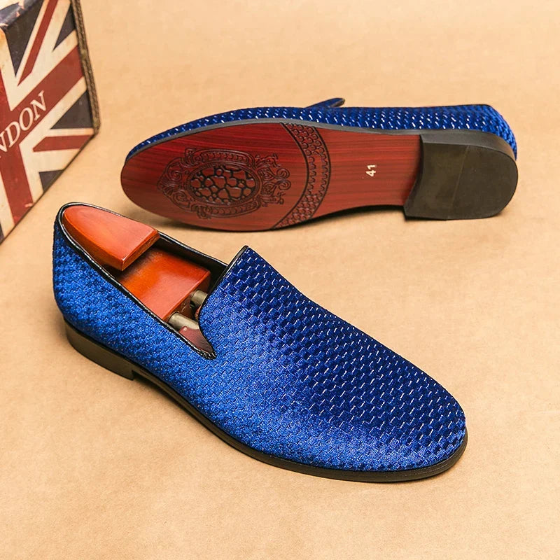 Men's Woven Evening Loafers