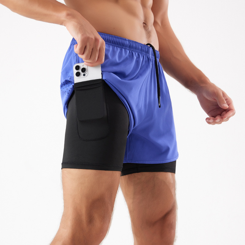 Men's 2-in-1 Athletic Running Shorts