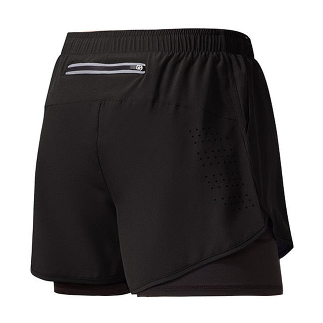 Men's 2-in-1 Athletic Running Shorts