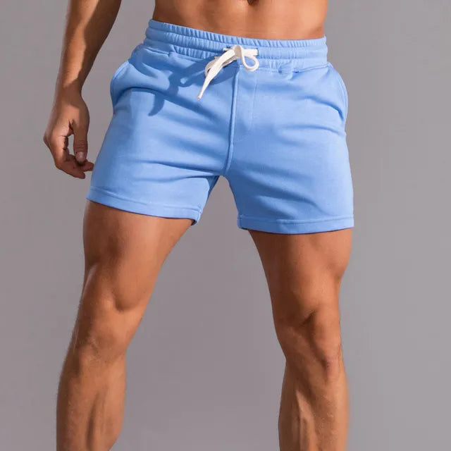 Herren-Jogger-Shorts mit schmaler Passform und Kordelzug