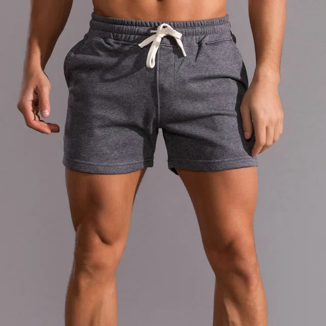 Herren-Jogger-Shorts mit schmaler Passform und Kordelzug