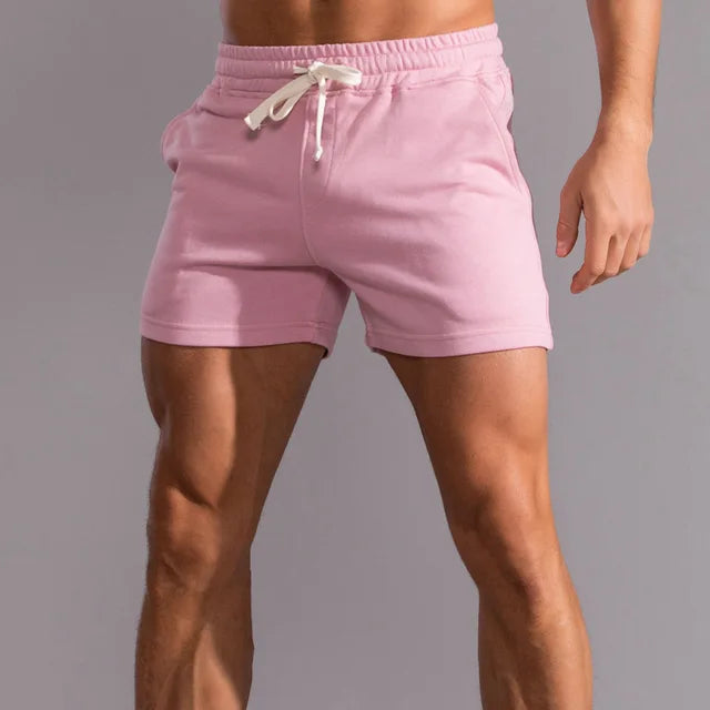 Herren-Jogger-Shorts mit schmaler Passform und Kordelzug