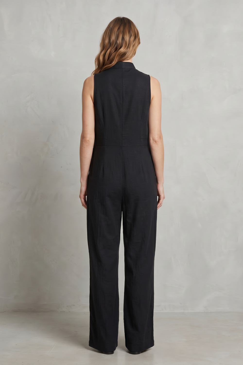 Women's Sleeveless Utility Jumpsuit