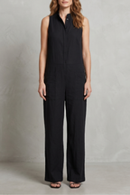 Women's Sleeveless Utility Jumpsuit