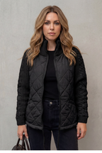 Women’s Quilted Knit Sleeve Jacket