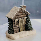 Rökelsebrännare i form av pepparkakshus