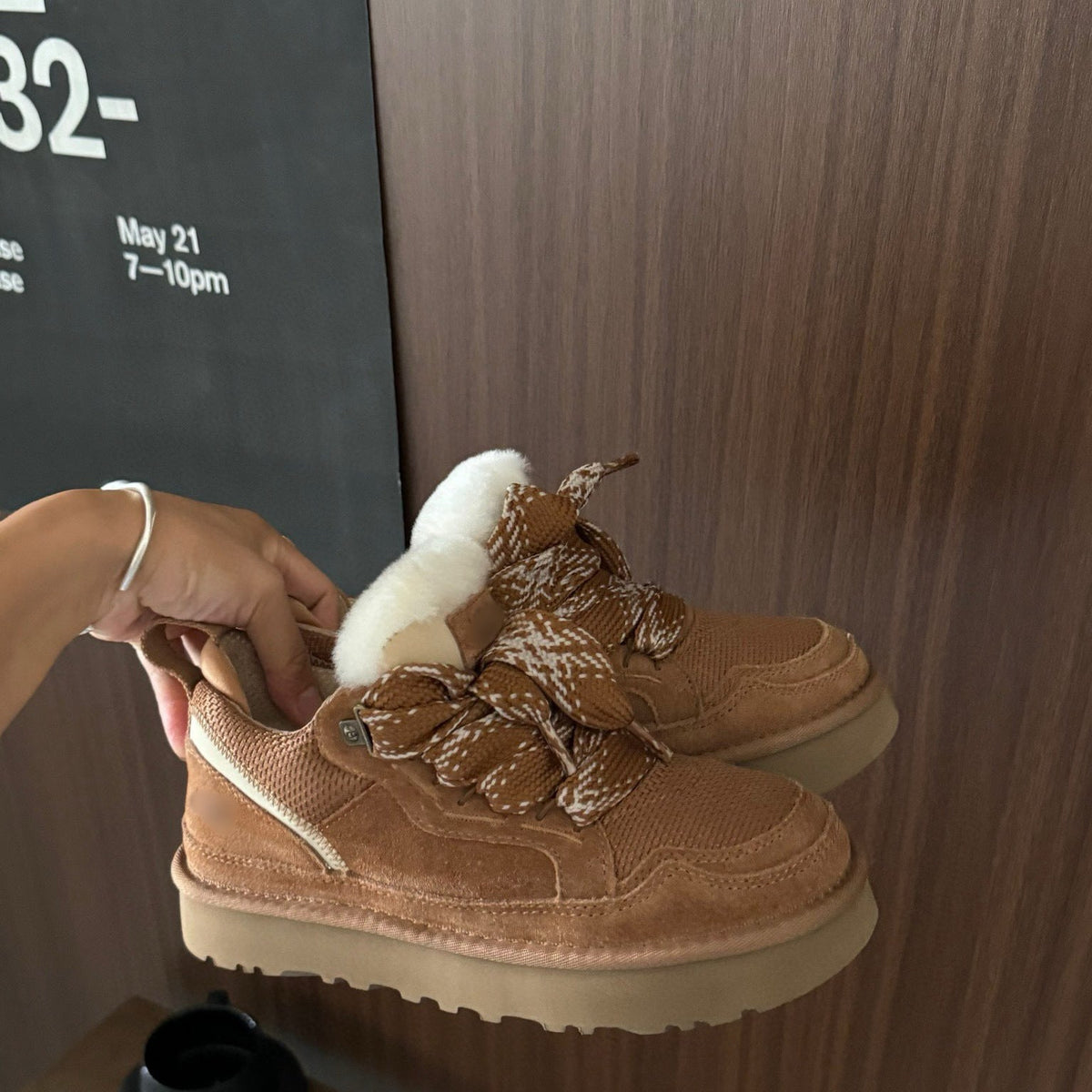 Bottines confortables à lacets pour femmes