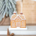 Rökelsebrännare i form av pepparkakshus
