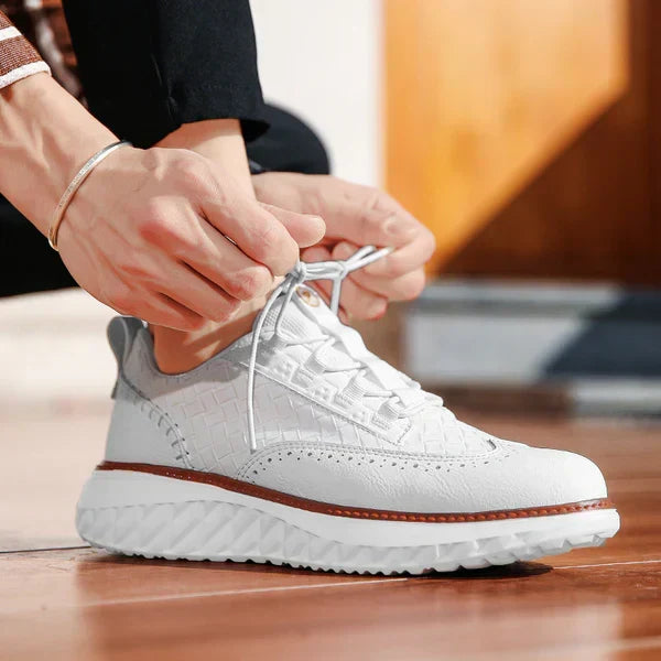Men's Casual Lace-Up Walking Sneakers