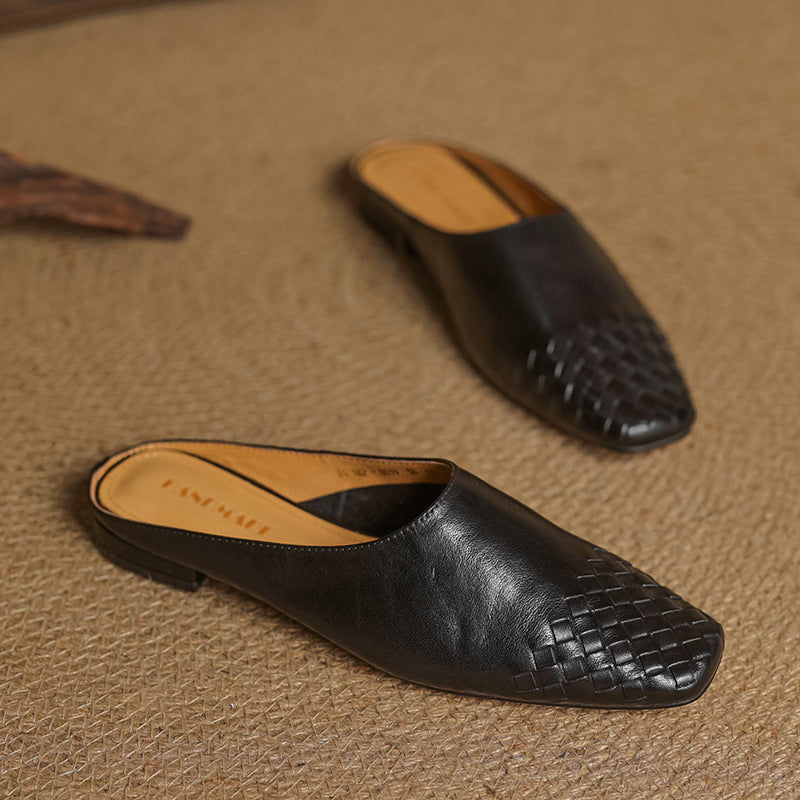 Women’s Woven Toe Flat Mules