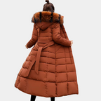Women’s Long Hooded Puffer Coat