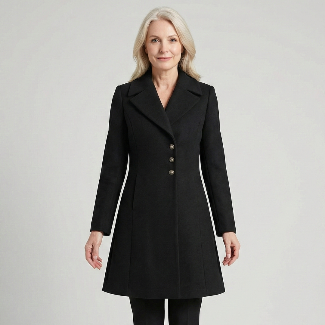 Women's Double-Breasted Tailored Longline Coat