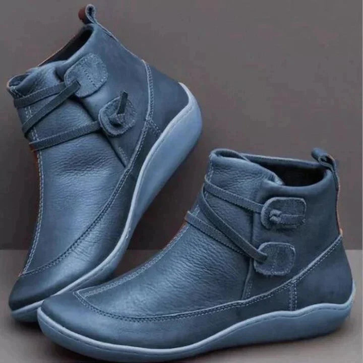 Women’s Buckle Strap Ankle Boots