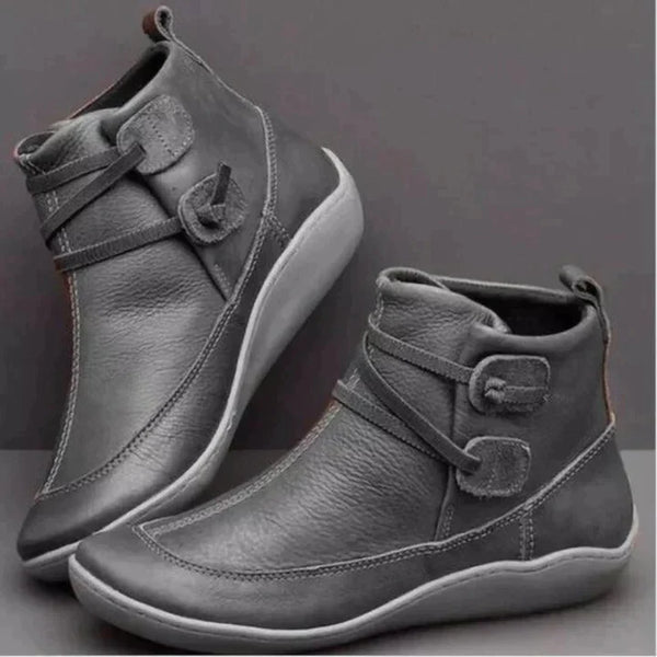Women’s Buckle Strap Ankle Boots