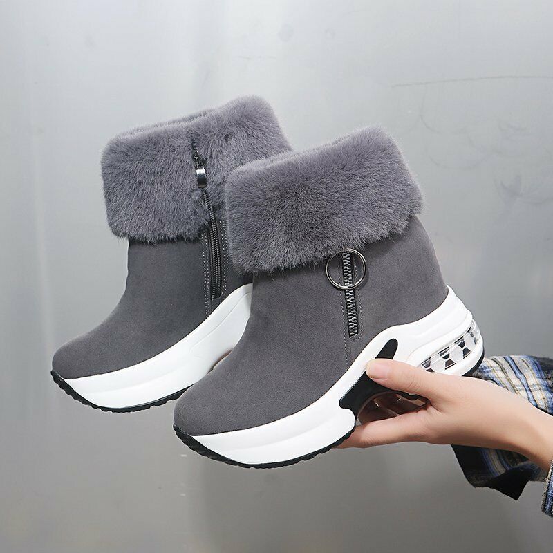Women’s Faux Fur Wedge Boots