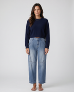 Women's Relaxed Barrel-Leg Jeans