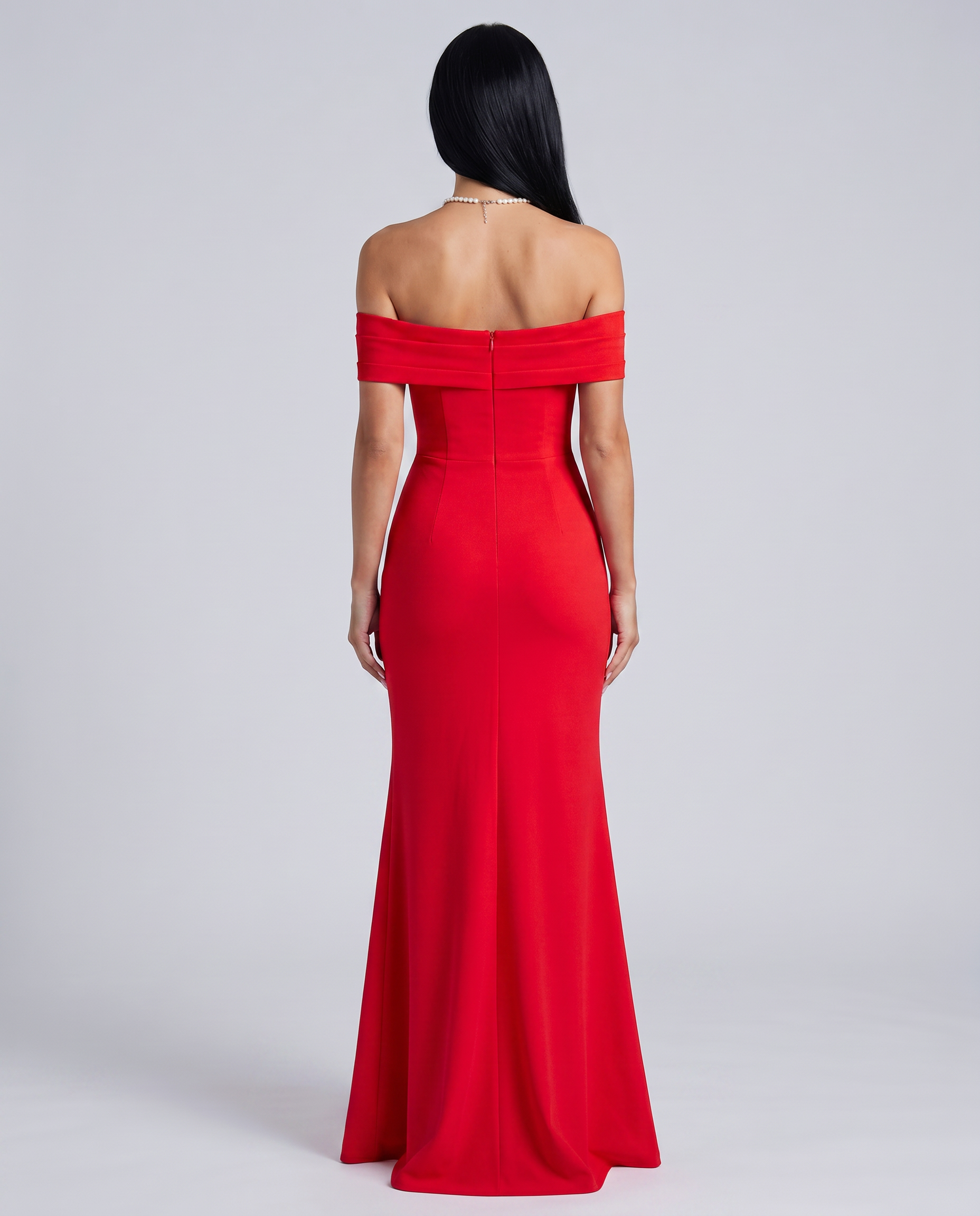 Women's Off-Shoulder Maxi Dress for Elegant Evening and Formal Styling