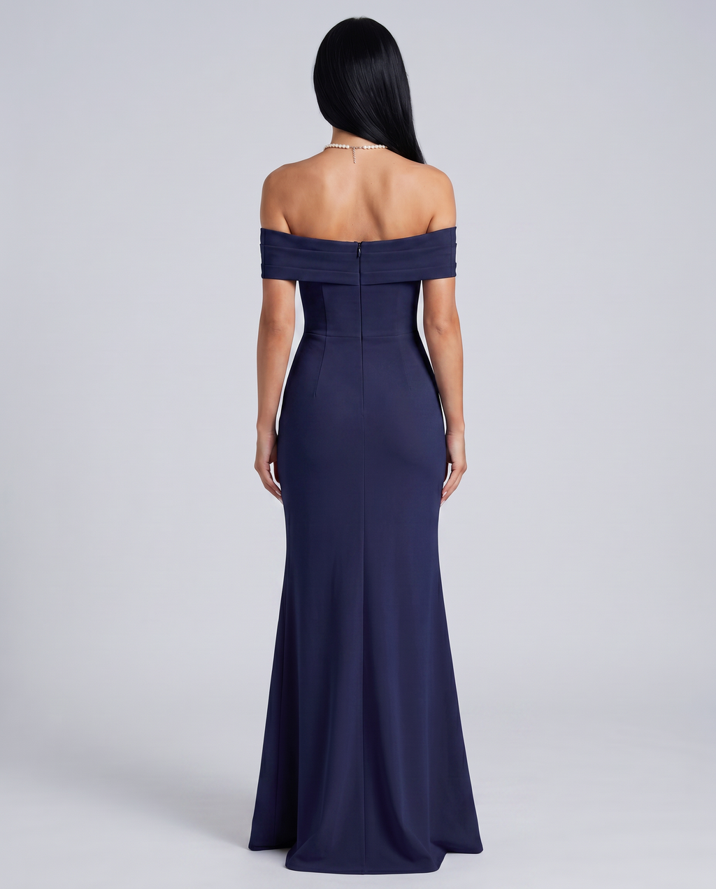Women's Off-Shoulder Maxi Dress for Elegant Evening and Formal Styling