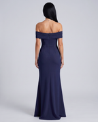 Women's Off-Shoulder Maxi Dress for Elegant Evening and Formal Styling