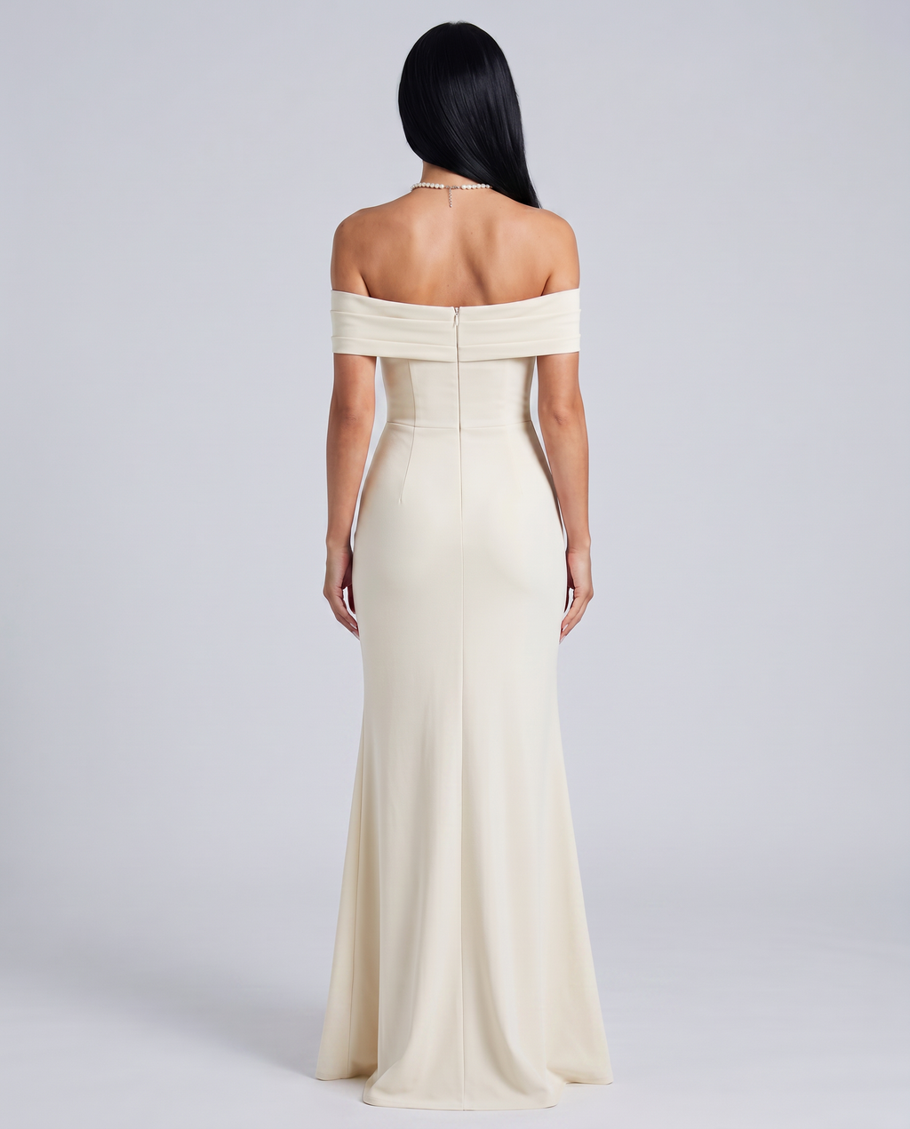 Women's Off-Shoulder Maxi Dress for Elegant Evening and Formal Styling