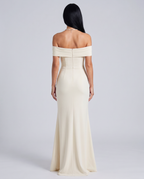 Women's Off-Shoulder Maxi Dress for Elegant Evening and Formal Styling