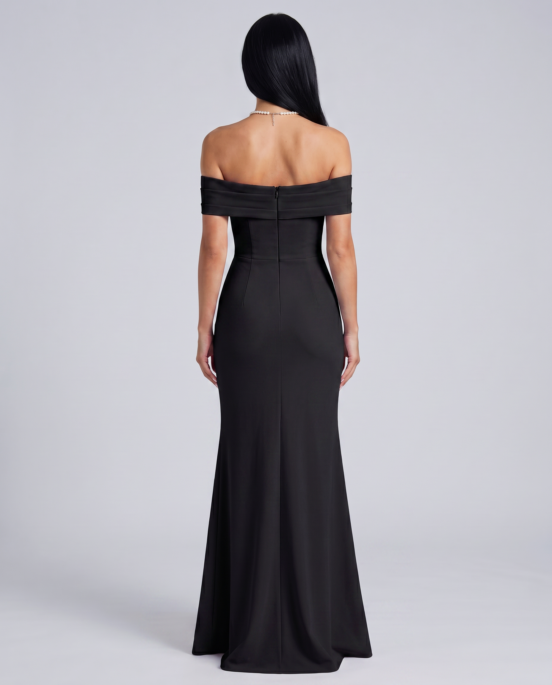 Women's Off-Shoulder Maxi Dress for Elegant Evening and Formal Styling