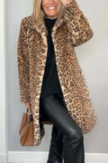 Women’s Leopard Print Long Coat