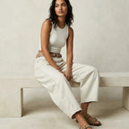Women's Relaxed Barrel Leg Jeans with High Waist
