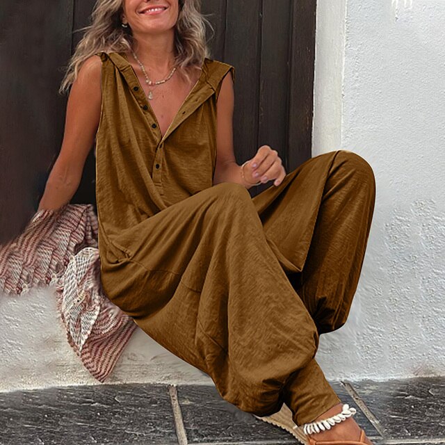 Relaxed Fit Draped Jumpsuit for Women with Soft Texture and Effortless Comfort
