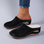 Damen-Warmfutter-Slipper-Clogs