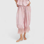 Women's Lace Trim Harem Trousers