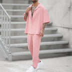 Herren Sommer-Co-ord-Set mit lockerem Schnitt, leicht und modern lässig