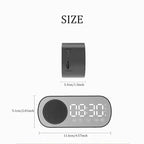 Digital Alarm Clock with Bluetooth Speaker