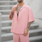 Herren Sommer-Co-ord-Set mit lockerem Schnitt, leicht und modern lässig