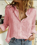 Damen Leichte Bluse mit lockerem Schnitt und dezentem Vogelmuster