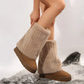 Winterstiefel für Damen mit Kunstfellbesatz