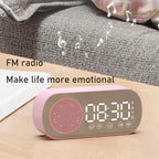 Digital Alarm Clock with Bluetooth Speaker