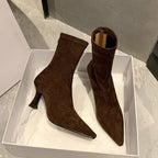 Women’s Pointed-Toe Heeled Ankle Boots