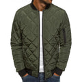Men's Diamond-Quilted Bomber Jacket