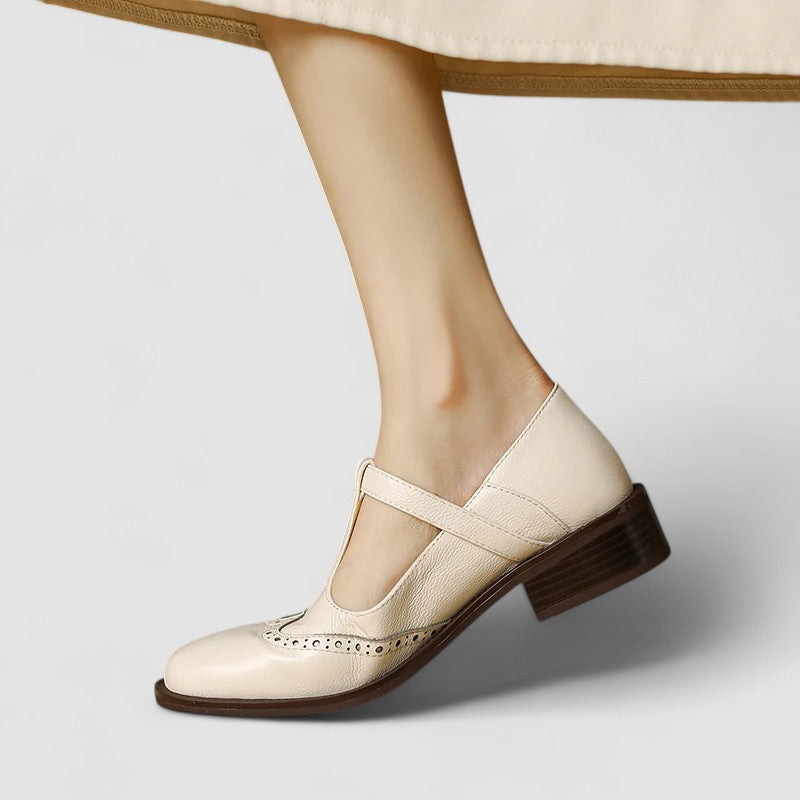 Women's Mary Jane Buckle Strap Flats