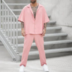 Herren Sommer-Co-ord-Set mit lockerem Schnitt, leicht und modern lässig