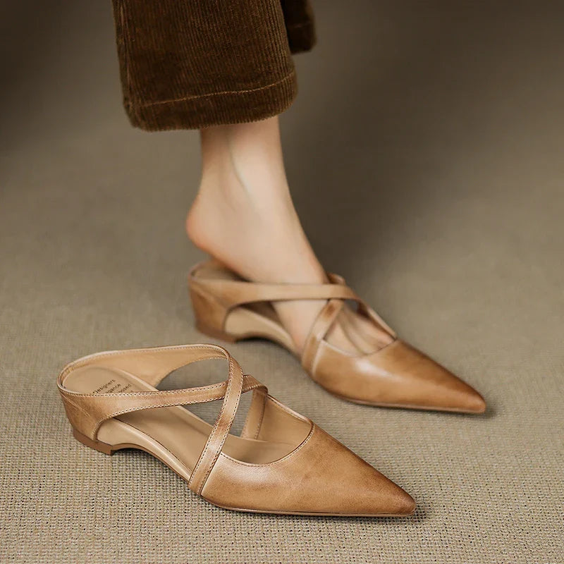 Women’s Pointed Toe Slingback Flats