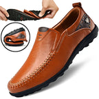 Mocassins décontractés à enfiler pour homme avec détail talon contrasté