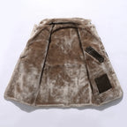 Men’s Long Sherpa Trim Coat