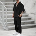Men's Summer Co-ord Set with Relaxed Fit Lightweight Modern Casual Style