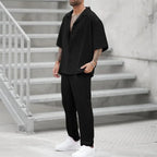 Herren Sommer-Co-ord-Set mit lockerem Schnitt, leicht und modern lässig