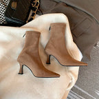 Women’s Pointed-Toe Heeled Ankle Boots